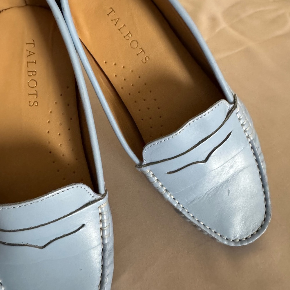 Talbots Light Blue Women's Loafers - Picture 2 of 4